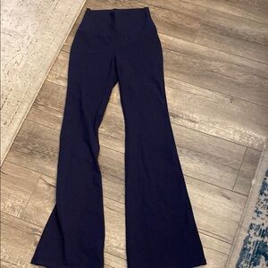 Women's Navy Flared leggings